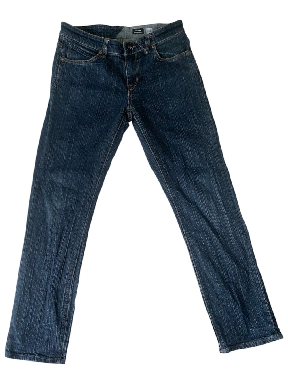 Volcom Solver Modern Straight Skate Style Men's Size 30 Medium Wash Denim Jeans